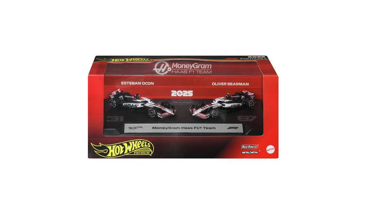 Hot Wheels Premium Money Gram Haas F1 Team 2-Pack