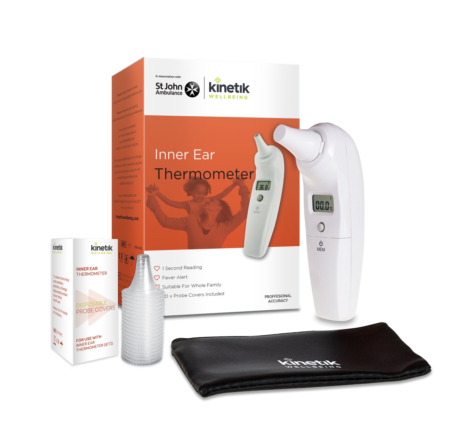 Kinetik Wellbeing Inner Ear Thermometer - ET100D