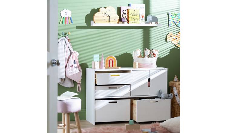 Habitat Kids Rico Double Storage Unit - White