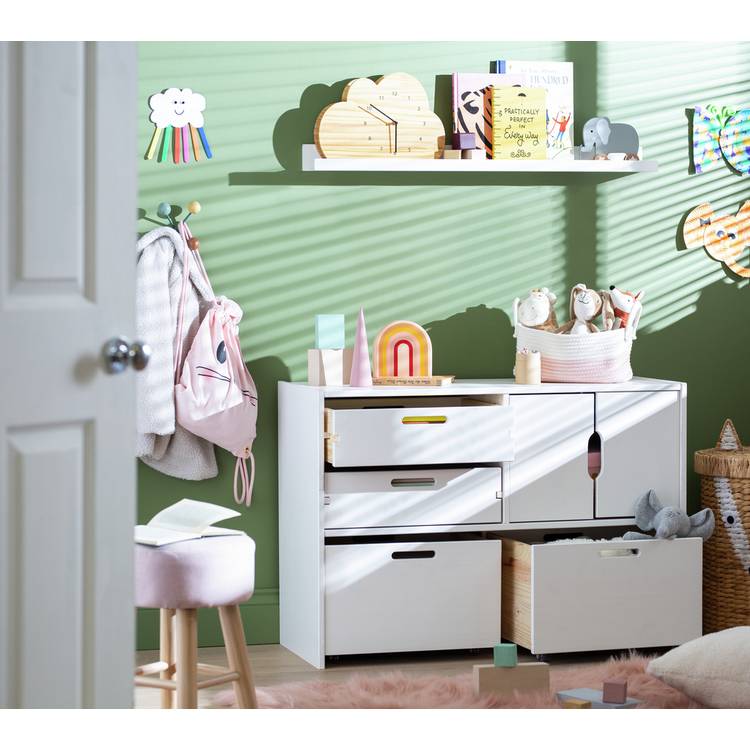 Habitat Kids Rico Double Storage Unit - White 0