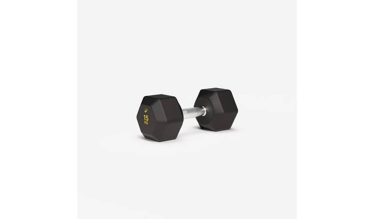 Decathlon Hex Dumbbell - 1 Ã— 15kg