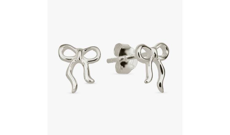 Revere Sterling Silver Bow Stud Earrings