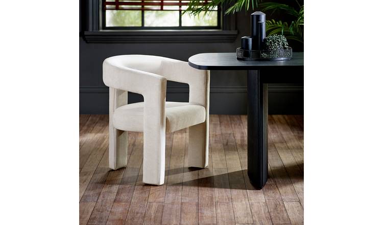 Julian Bowen Elara Fabric Dining Chair - Cream