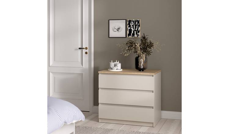 Furniture To Go Naia 3 Drawers Chest - Natural