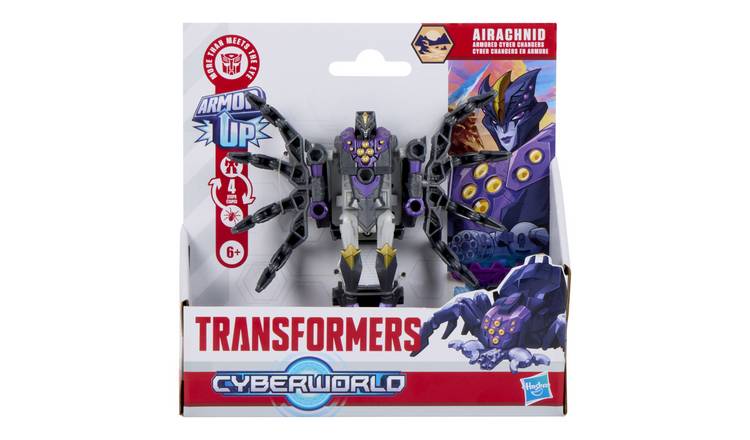 Transformers Airachnid Armored Cyber Changers 4 Inches Figure