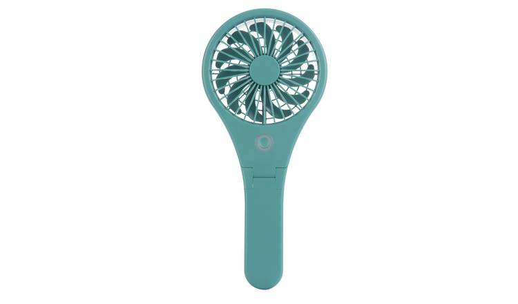 Bush Handheld and Foldable Teal Desk Fan - 4 Inch