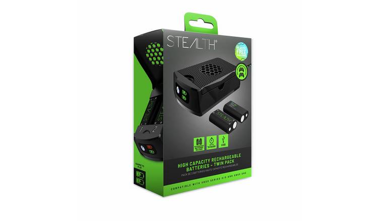 Buy Stealth Xbox Series X Rechargeable Battery Twin Pack | Xbox accessories  | Argos