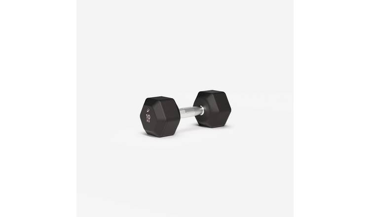 Decathlon Hex Dumbbell - 1 Ã— 10kg
