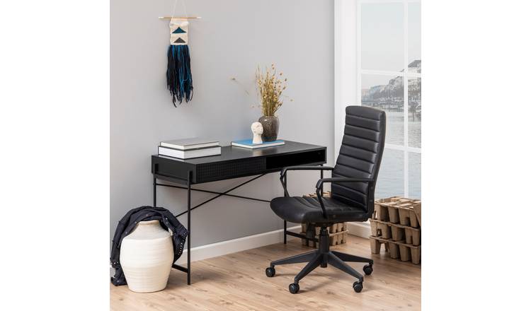 Furniture To Go Langley Office Desk - Black
