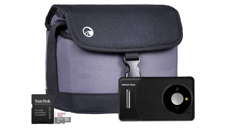 Praktica DZ13 13MP 18x Zoom Digital Camera Bundle- Black