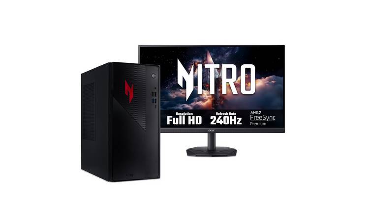 Acer Nitro i5 16GB 512GB RTX5060 24in Monitor Bundle
