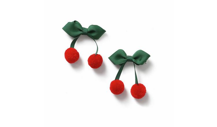 Flitzy Cherry Hair Clips - Set of 2
