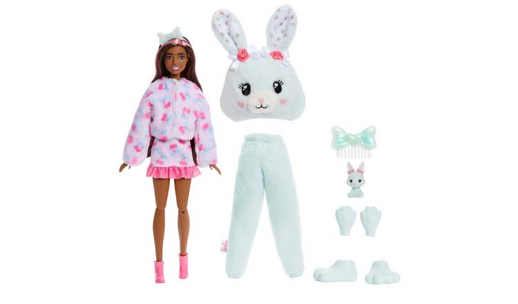 Barbie Reveal Cutie Reveal Sweet Bows Mint Bunny 13Inch Doll