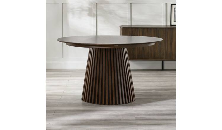 Julian Bowen Arya Ext 6 Seater Dining Table - Dark Brown