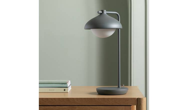 Habitat Acorn Metal Desk Lamp - Dark Grey