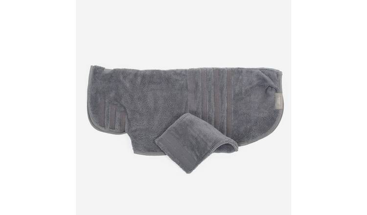 Lords & Labradors Bamboo Drying Coat Gun Metal - Extra Large