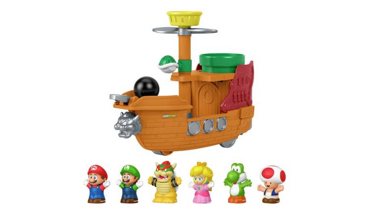 Little People My Mario Bowser's Airship playset
