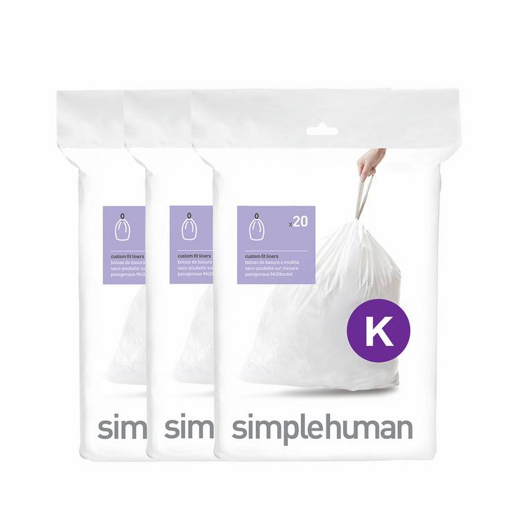 Simplehuman 45L Code K Bin Liners - Pack of 60 0