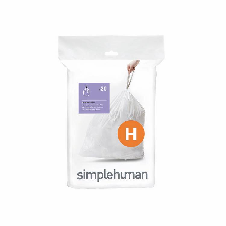 Simplehuman 35L Code H Custom fit Bin Liners - Pack of 20 0
