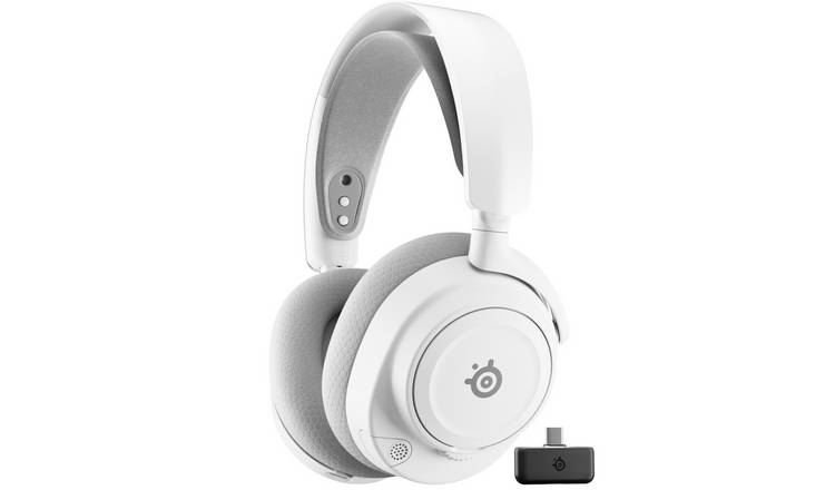 SteelSeries Arctis Nova 7P PS, PC, Switch Wireless Gaming Headset - White