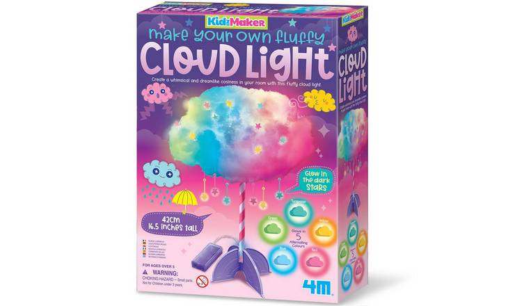 4M KidzMaker Make Your Own Fluffy Cloud Light - 5 Years +
