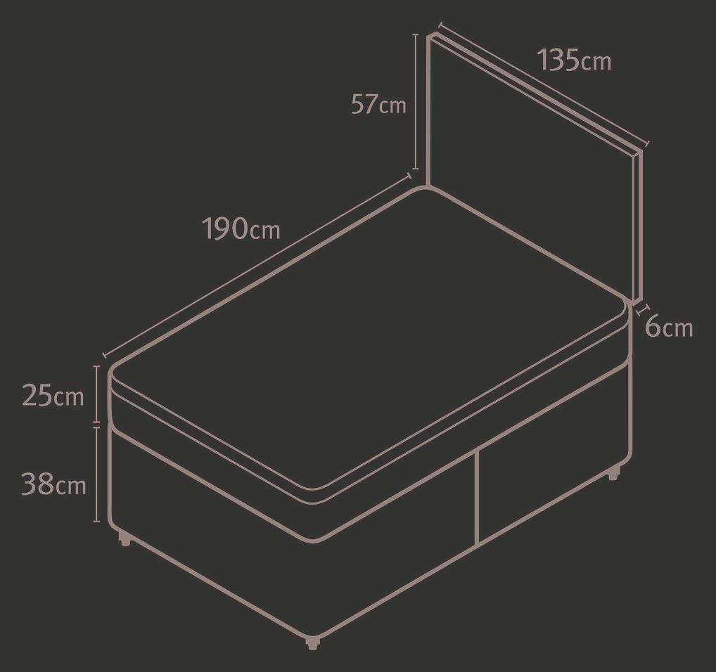 Silentnight Travis Double Divan & Headboard Reviews