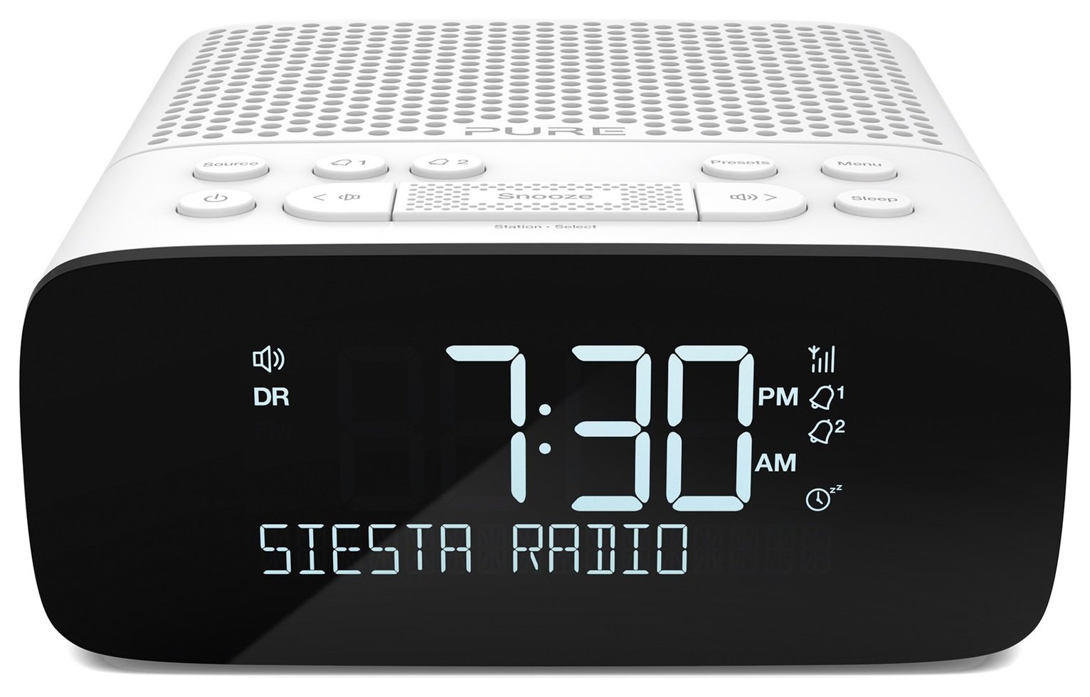 Электронные часы будильник Pure. Siesta радио. DAB Alarm Clock Radio White. Радиоприемник Siesta DSP-1001. Часа без радио