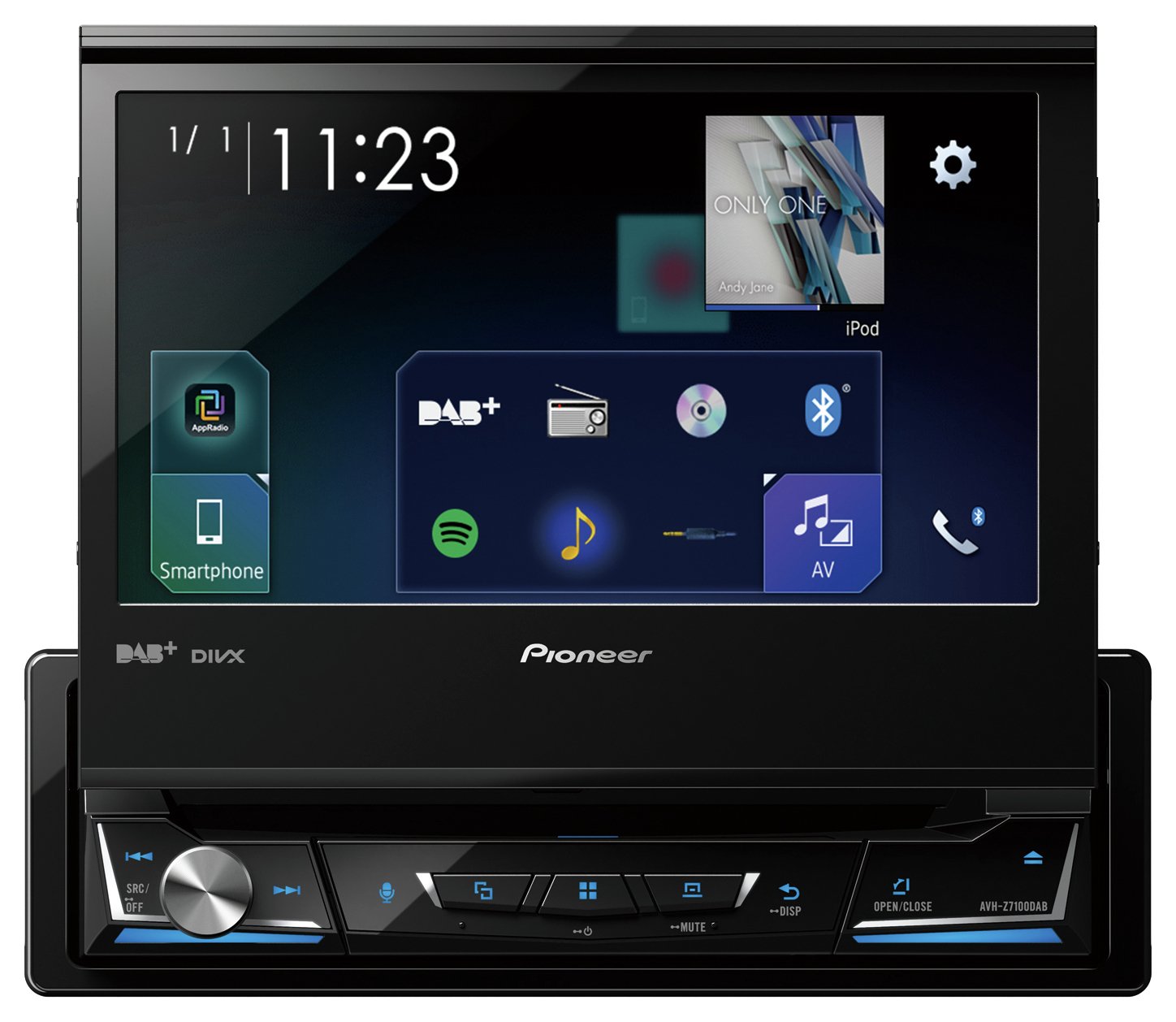 Pioneer AVH-Z7100DAB 7 Inch Touchscreen DAB Radio