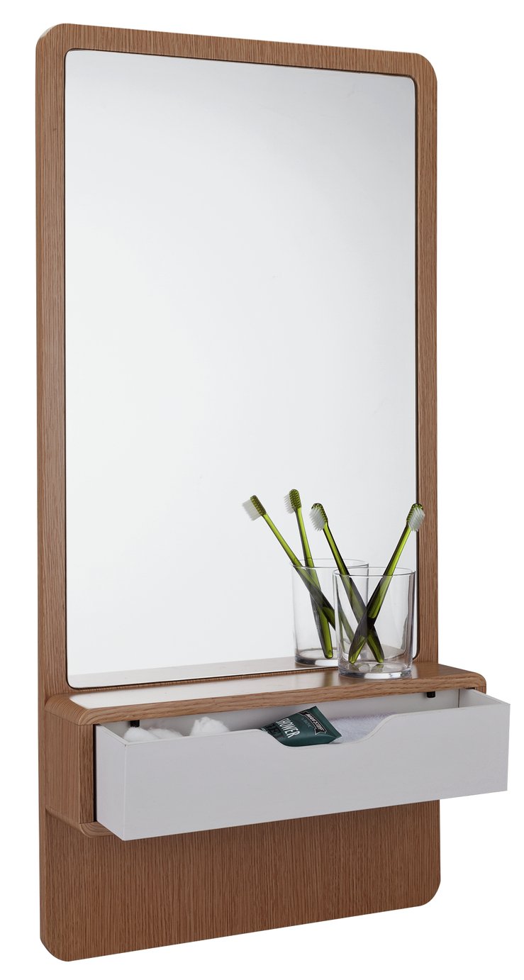 Argos Home Caleb Shelf Mirror & Drawer Reviews