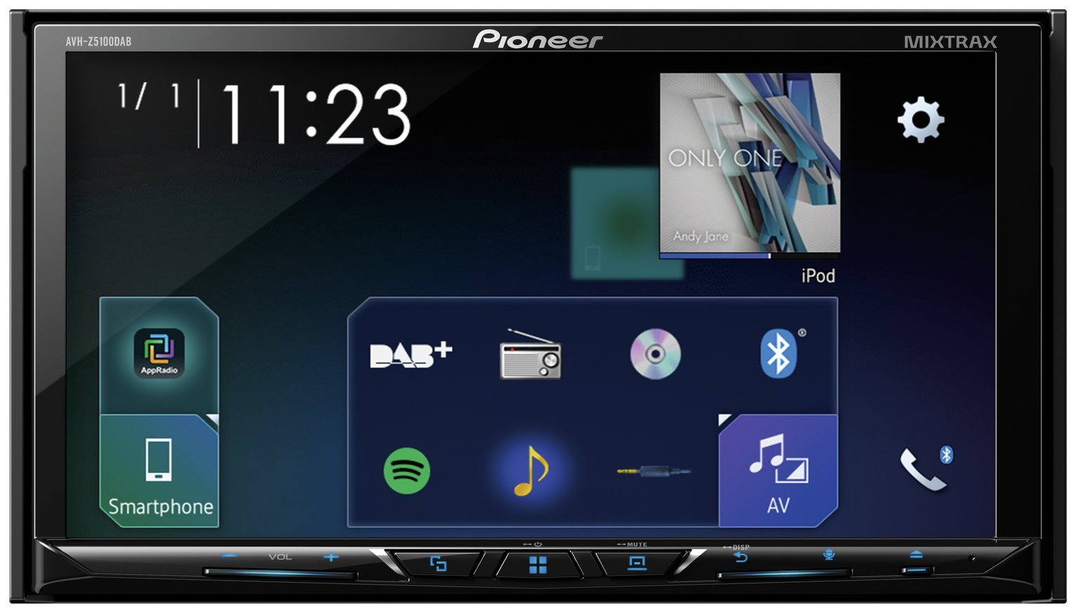 Pioneer AVH-Z5100DAB 7 Inch Touchscreen DAB Radio