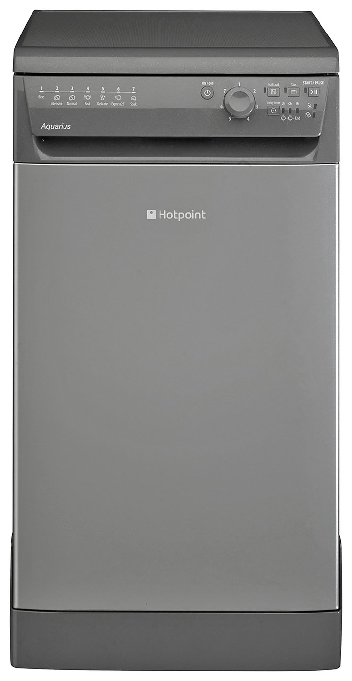 Hotpoint SIAL11010G Slimline Dishwasher - Graphite