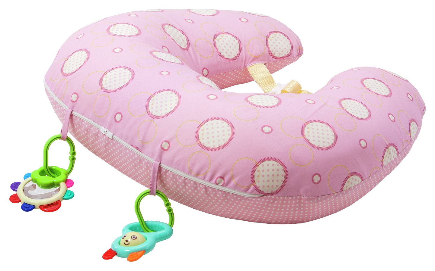 Clevamama Clevacushion 10 in 1 Nursing Pillow - Pink