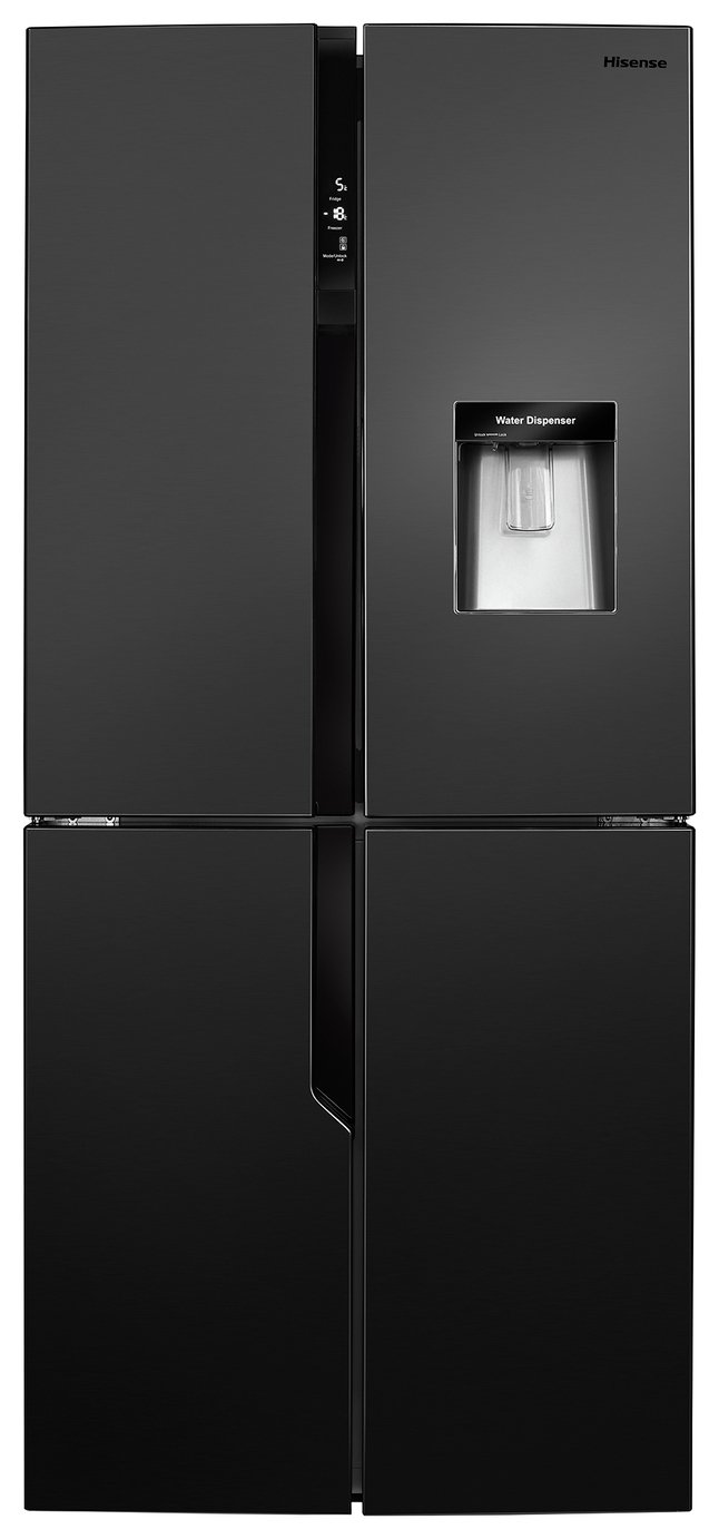 Hisense RQ560N4WB1 American Fridge Freezer - Black