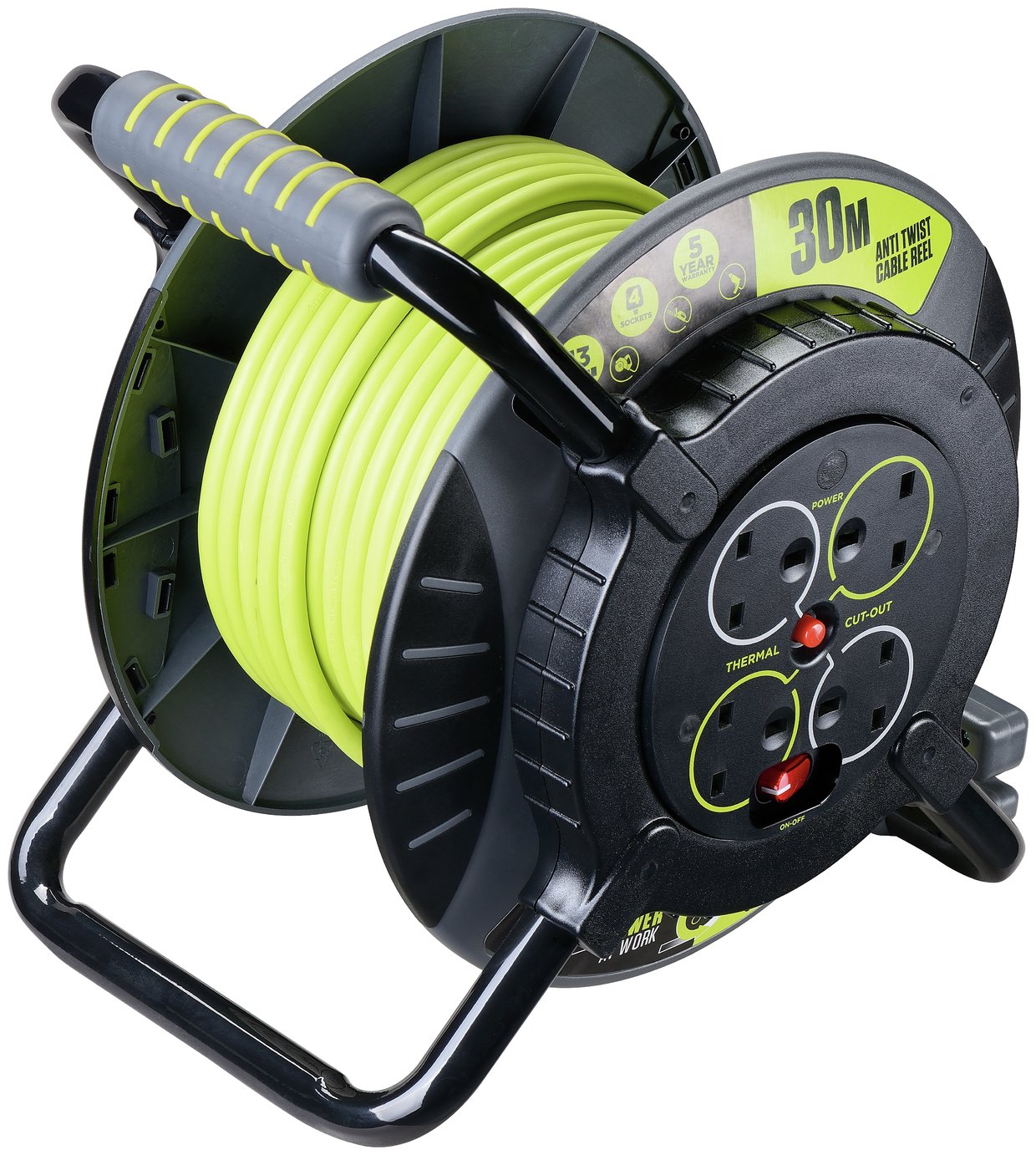 Masterplug Pro-XT 4 Socket Cable Reel - 33M Reviews