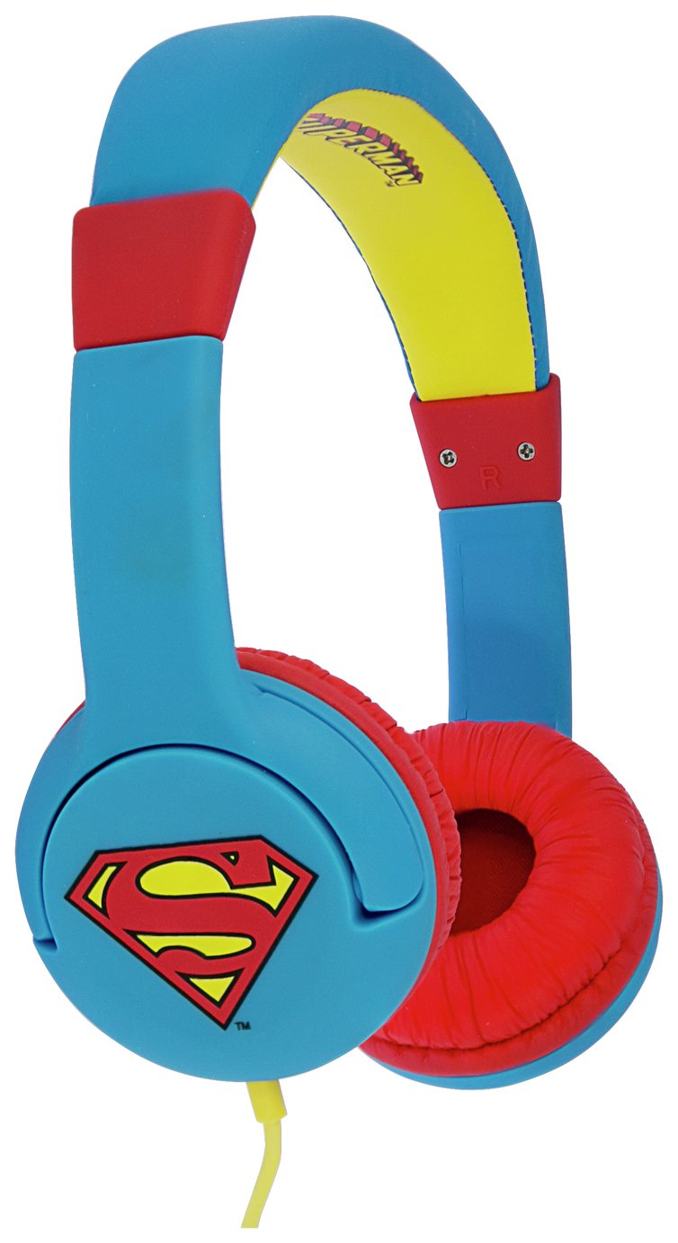 Superman On-Ear Kids Headphones - Blue