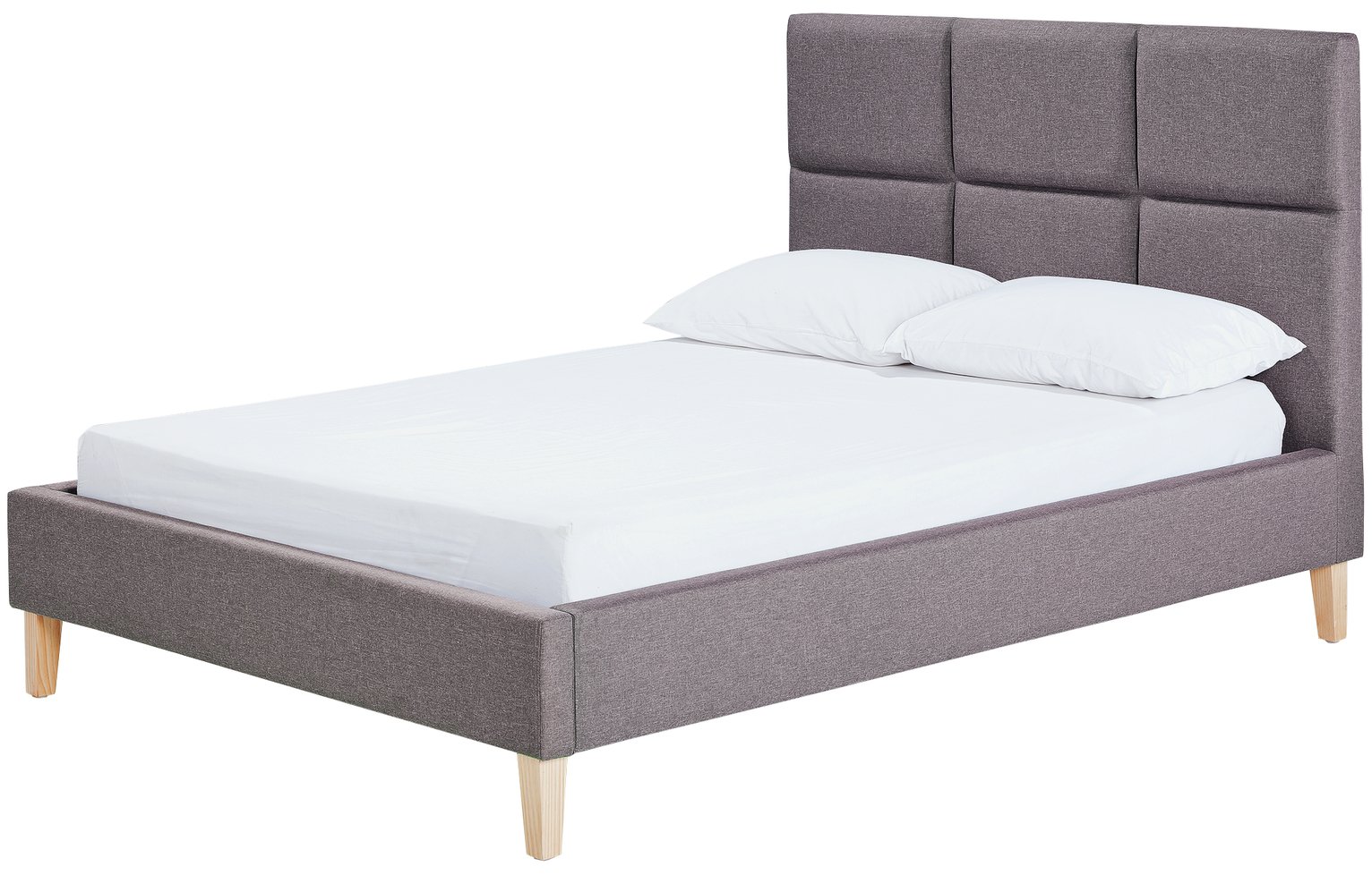 Argos Home Alonso Double Bed Frame - Grey