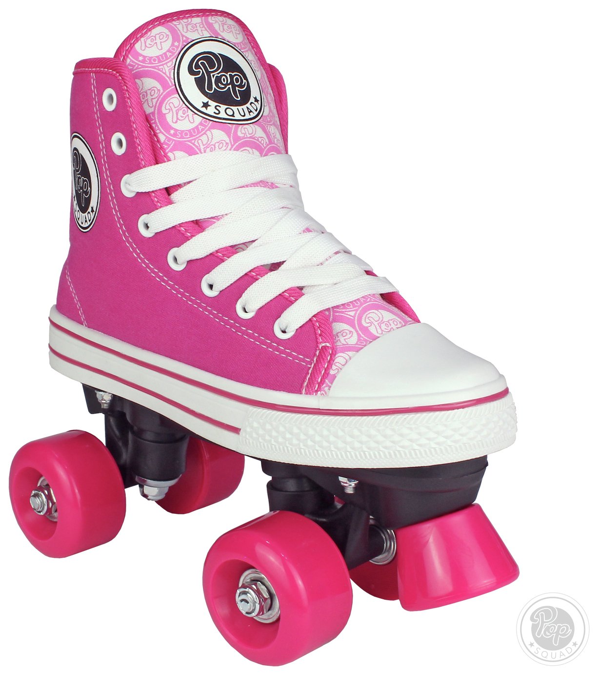 Pop Squad Pink Midtown Quad Skate - Size Junior 13