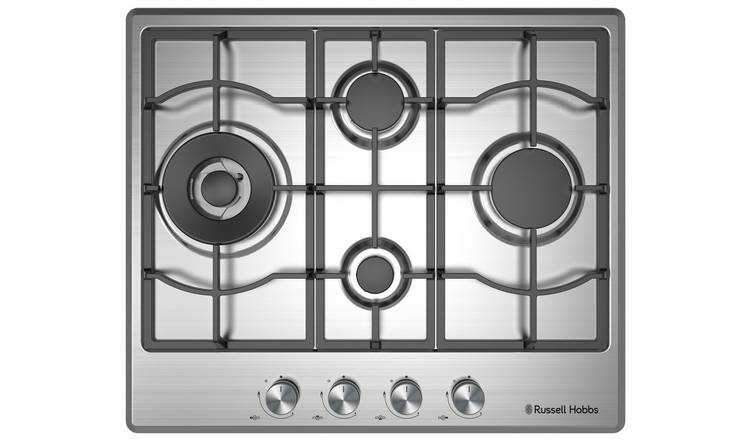 Russell Hobbs RH60GH403SS Gas Hob - Stainless Steel