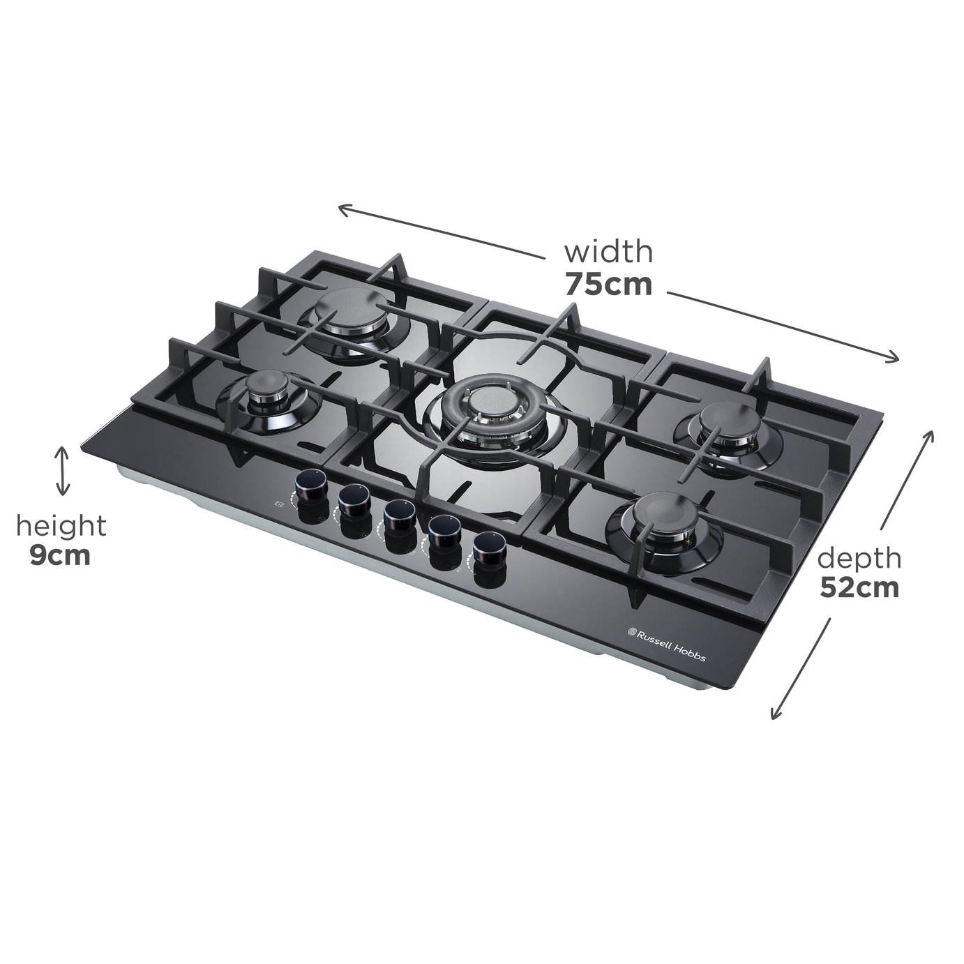 Russell Hobbs RH75GH602B Cast Iron Support Gas Hob Review