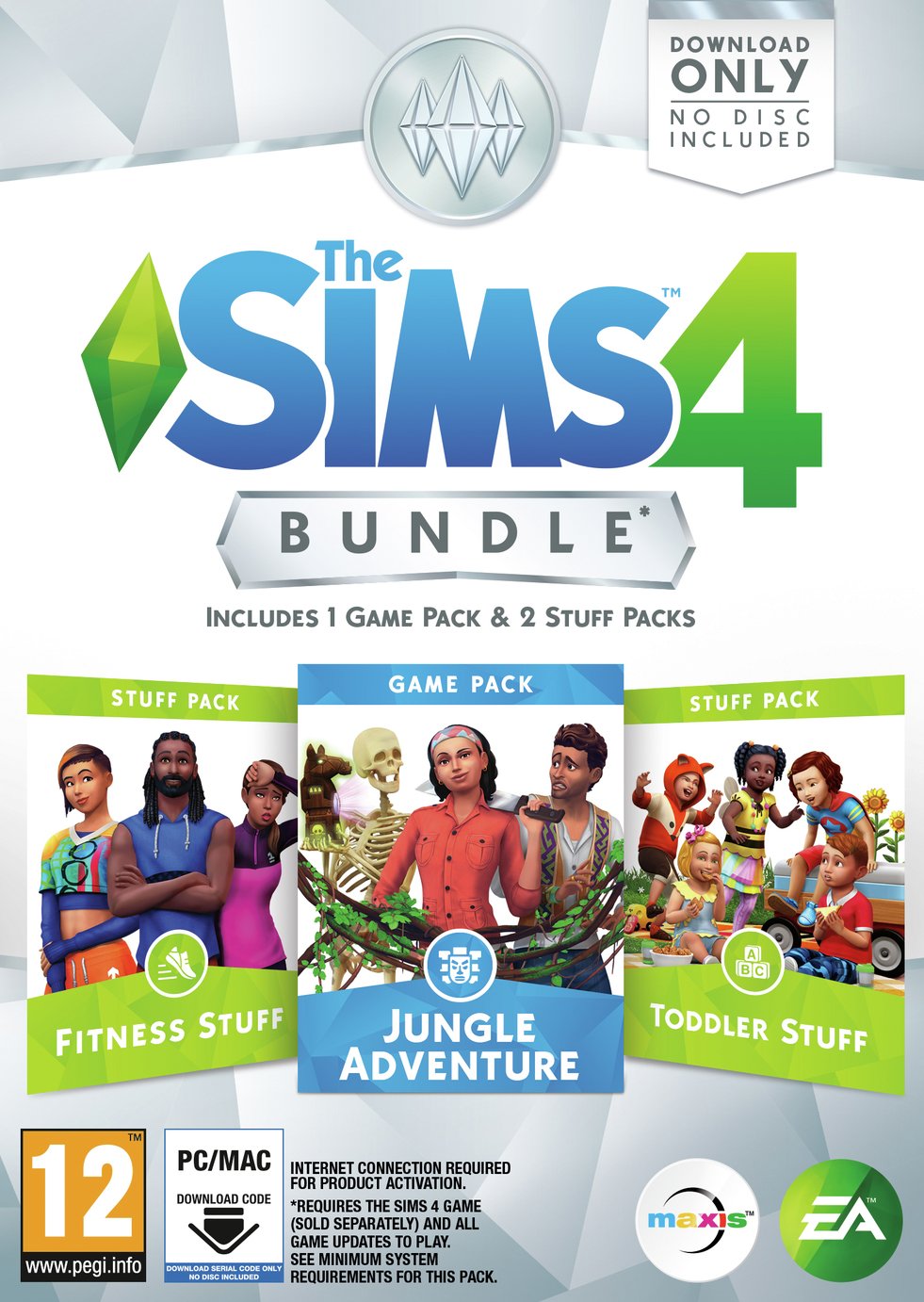 The Sims 4 Jungle Adventure Bundle Pack for PC