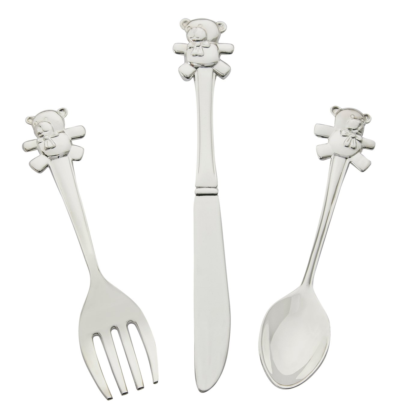 Bambino Silver Plated My First Cutlery Set