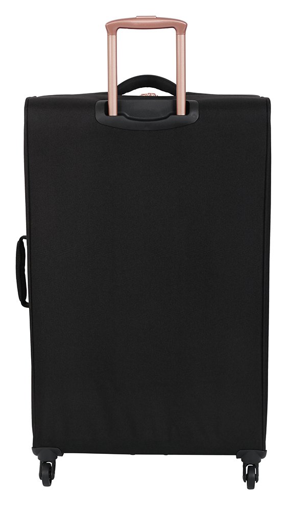 black hand luggage suitcase