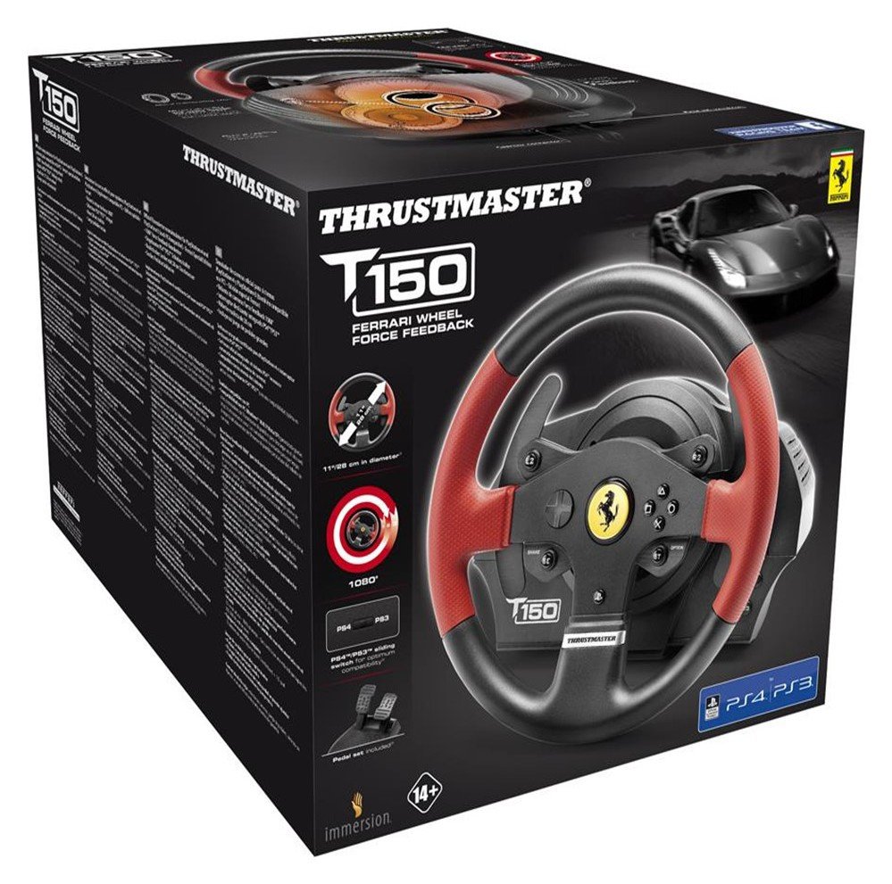 Thrustmaster T150 Ferrari Edition Racing Wheel for PS3/PS4 Reviews