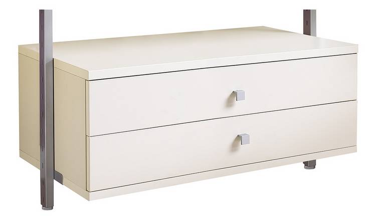 Buy Spacepro Aura 900mm Drawer White Sliding Wardrobes Argos