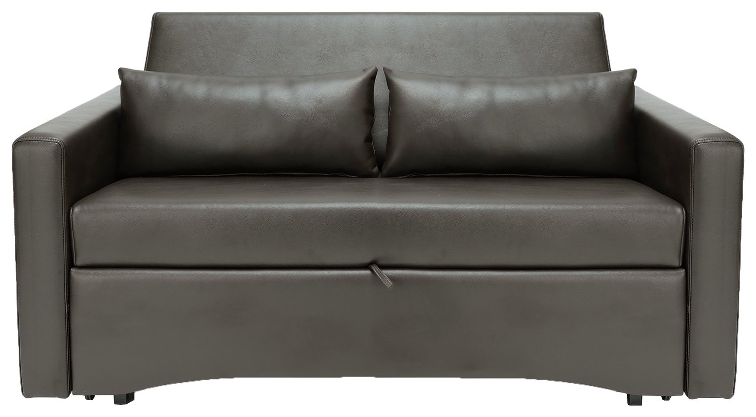 argos 2 seater leather sofa bed