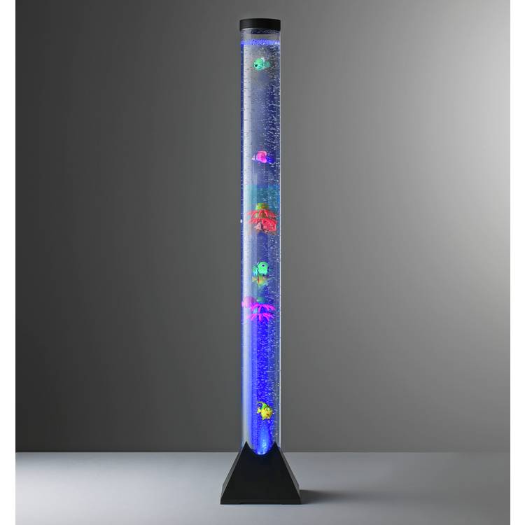 Argos Home Sensory Bubble Fish Floor Lamp - Black 0