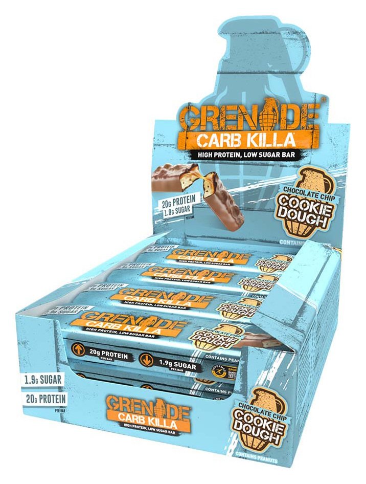 Grenade Carb Killa Protein Bars - Choc Chip Cookie Dough