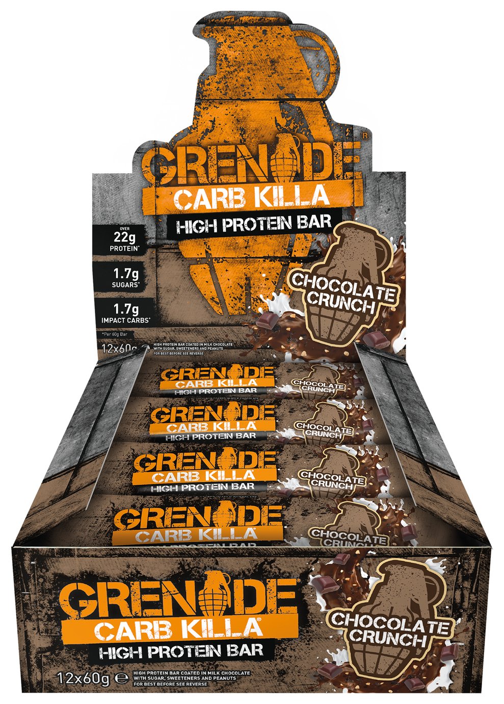 Grenade Carb Killa Protein Bars - Chocolate Crunch
