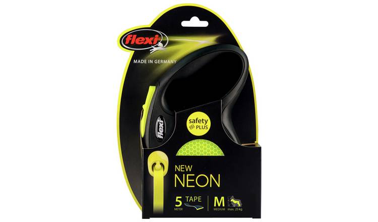 Flexi neon 2024 dog lead