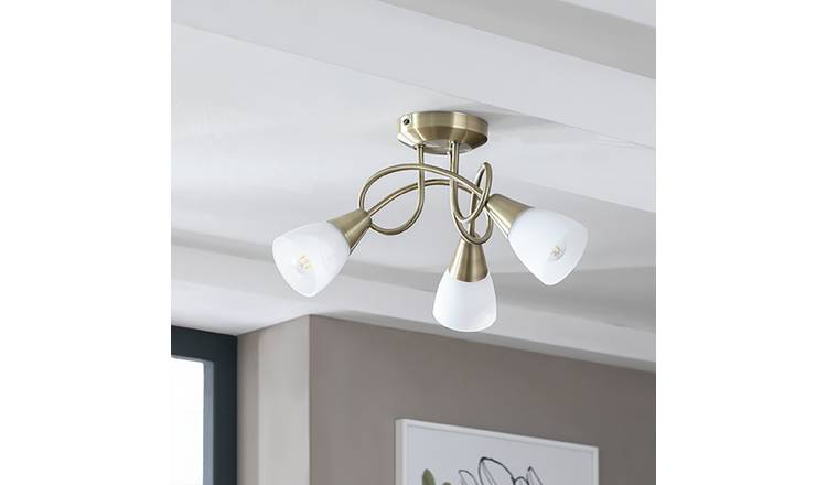 Bedroom ceiling lights deals argos